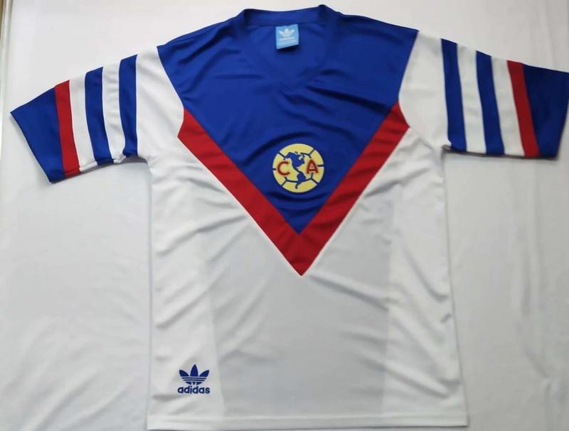 AAA Quality Club America 1991 Away Soccer Jersey